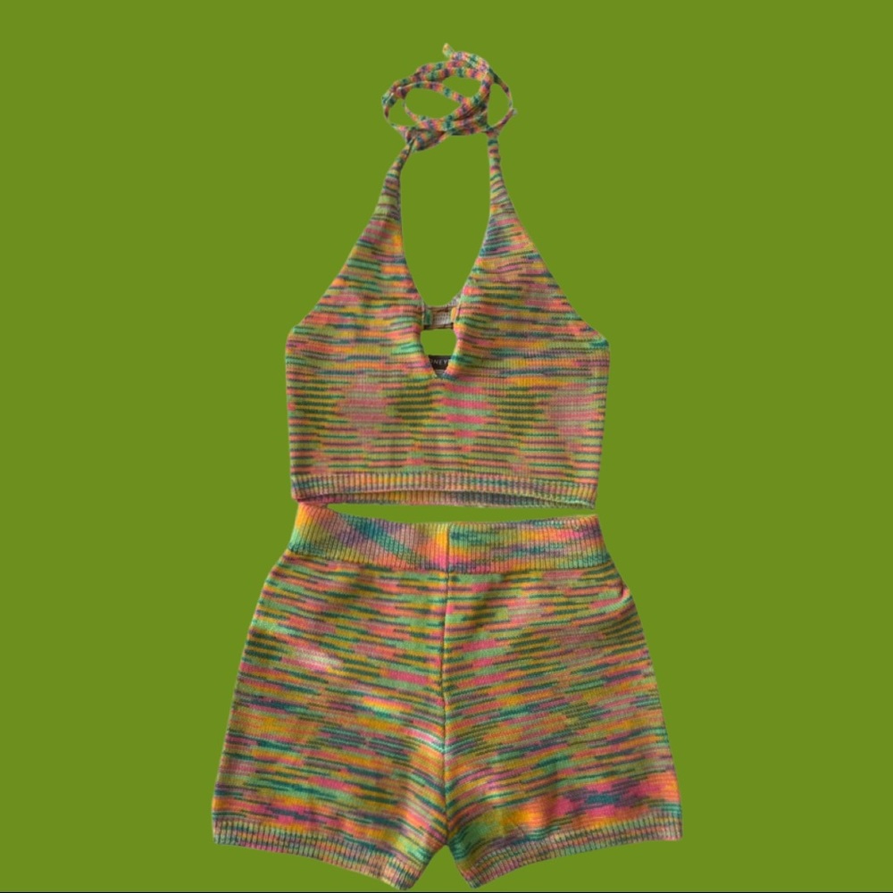Halter Short Set